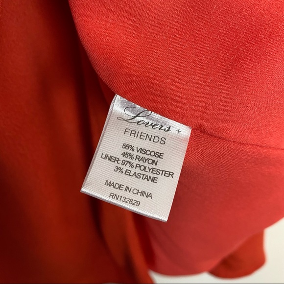 Lovers & Friends | Love Letter Cold Shoulder Mini Wrap Dress Size S - Picture 11 of 11